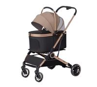 Poussette Chien Chariot Pour Chien Poussette Pliante 3 En 1 Pour Animaux De Compagnie, Avec Support Amovible, Panier De Rangement, 4 Roues Pour Chiens Et Chats De Taille Moyenne Et Petite Poussette Ch