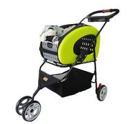 Poussette Chien Chariot Pour Chien Poussette Pour Chien 5 En 1 Avec Support Amovible, Sac À Dos Pour Chiots Et Chats Jusqu'à 17 Lb Poussette Chat(Grün)