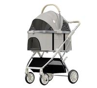 Poussette Chien Poussette Chat Poussette Pliante Pour Chien Avec Panier De Rangement Poussette De Voyage Pour Animal De Compagnie Chat Avec Roues Poussette Pour Chiot Pour Moyen Et Petit Poussette Pou