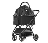 Poussette Chien Poussette Chat Poussette Pliante Pour Chien Avec Panier De Rangement Poussette De Voyage Pour Animal De Compagnie Chat Avec Roues Poussette Pour Chiot Pour Moyen Et Petit Poussette Pou