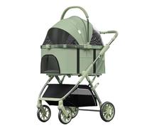 Poussette Chien Poussette Chat Poussette Pliante Pour Chien Avec Panier De Rangement Poussette De Voyage Pour Animal De Compagnie Chat Avec Roues Poussette Pour Chiot Pour Moyen Et Petit Poussette Pou