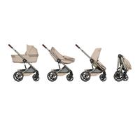 Poussette citadine Balios S 2026 avec nacelle pliable Almond Beige