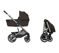 Poussette citadine Balios S 2026 avec nacelle pliable Chocolate Brown