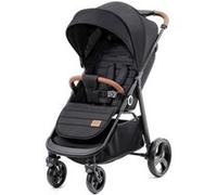 Poussette citadine - KINDERKRAFT - Grande + Black - 4 roues - Dossier et repose-pieds Noir