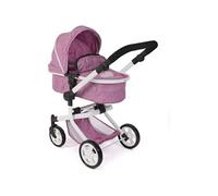 Poussette combinée 2 en 1 Mika Jean rose