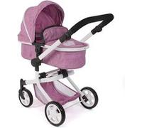 Poussette combinée 2 en 1 Mika Jean rose Rose G