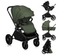 Poussette combinée 3 en 1 LIONELO® Buggy poussette de voyage avec coque de vo...