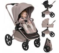 Poussette combinée 3 en 1 LIONELO® Buggy poussette de voyage avec coque de vo...