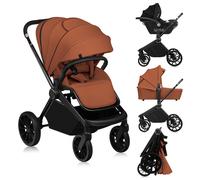 Poussette combinée 3 en 1 LIONELO® Buggy poussette de voyage avec coque de vo...