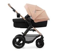 Poussette combinée 4-en-1 - KINDERKRAFT - MOOV 2 - Siège auto avec base i-Size - Grandes roues - Beige