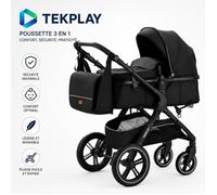 poussette combinée cosy voiture et landau 3 en 1 évolutif TEKPLAY