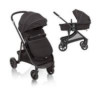 Poussette combinée - Graco - Transform Black - Dossier inclinable - Assise réversible - Matelas confortable