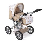 Poussette combinée Leni Beige avec oursons