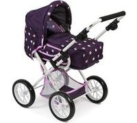 Poussette combinée Leni Étoiles Violet pour poupée G