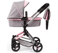 Bayer Design 18433AA Landau pour Poupée Neo Vario avec Sac, Convertible en Poussette Canne, Pliable, réglable, Reversible