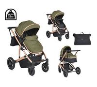 Poussette combinée trio 3 en 1 avec siège auto Thira 0m+ vert