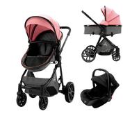 Poussette combinée trio Sidney 2 rose TU