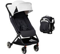 Poussette Compacte Citadine, Légère et Pliable d'une Seule Main, Roues Robustes, Pousstte Pliable Peut Être Emporté Dans l'Avion
