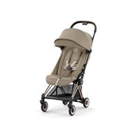 Cybex - Poussette ultra-compacte Coya + garde-corps offert - Rosegold Cosy Beige