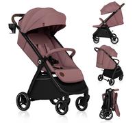 Poussette Compacte Ingrid Légère Et Pliable Jusqu?à 22 Kg Avec Amortissement Pink Mauve TU