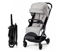 Poussette Compacte Kinderkraft Indy 3 Avec Pliage À Une Main Click & Fold, Position Allongée Et Roues Tpr Durables Gris TU