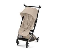 Poussette Compacte LIBELLE, de 6 Mois à 4 Ans, Almond Beige CYBEX Gold | De 6 mois à 4 ans env., Ultra-légère, Harnais ajustable à une main, Taille bagage cabine, Compatible coques bébé