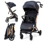 Poussette compacte pliable fonction valise lena gold pro moby-system or