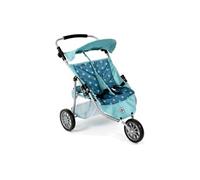 Poussette De Jogging Moderne À 3 Roues Pour Poupées Bleu TU