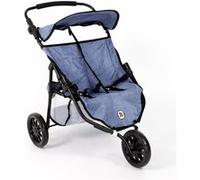Poussette de jogging moderne à 3 roues pour poupées