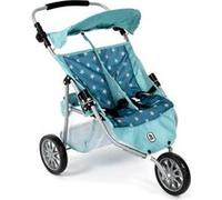 Poussette de jogging moderne à 3 roues pour poupées