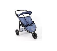 Poussette De Jogging Moderne À 3 Roues Pour Poupées Bleu TU