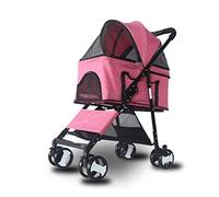 Poussette de luxe divisée pour animaux de compagnie pour chiens/chats de petite et moyenne taille Poussette 3 en 1 pour chat bon marché/valise pour animaux de compagnie/berceau de siège de voiture p