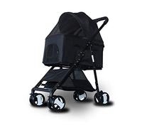 Poussette de luxe divisée pour animaux de compagnie pour chiens/chats de petite et moyenne taille Poussette 3 en 1 pour chat bon marché/valise pour animaux de compagnie/berceau de siège de voiture p
