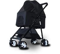 Poussette de luxe divisée pour animaux de compagnie pour chiens/chats de petite et moyenne taille Poussette 3 en 1 pour chat bon marché/valise pour animaux de compagnie/berceau de siège de voiture p