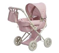 Poussette de luxe pour poupée, Teamson Kids, rose/gris, 56 X 37 X 64