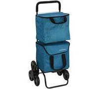 Poussette de marché 6 roues 2x20l bleu 8220-464