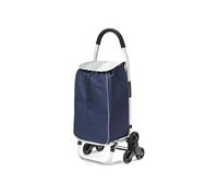 Poussette de marché 6 roues 46l bleu/gris Kitchen Chef easypouss trio gris et bleu G