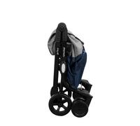 Poussette de marche - Playmarket - 24917 - Pliable - 30 kg - Quatre Roues - Bleu et Gris