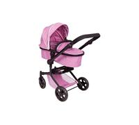 Poussette de poupée 2 en 1 trend fuchsia