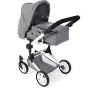 Poussette de poupée combinée JARA jean gris