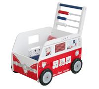 Poussette De Poupée En Bois Roba Teddy College - Landau Bus Avec Fonctions Ludiques