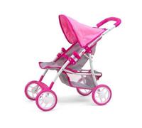 Poussette de poupée - Milly Mally - Natalie - 54 cm - Rose/Gris - Pour filles à partir de 3 ans