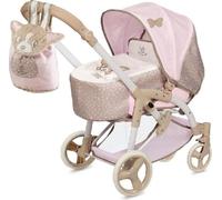 poussette de poupée pliable 3 en 1 avec couffin 80 cm