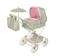 Poussette de poupée Reborn Pliable avec poignée réglable et ombrelle Botanic DeCuevas 82068