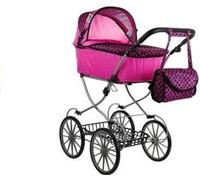Poussette de poupée rétro Alice - XL Rose