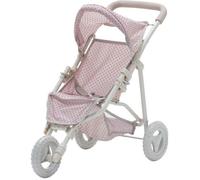 Olivia's Little World Pousette Et Landau Jouet Pliable pour Poupons Et Poupées Rose avec Couffin OL-00002