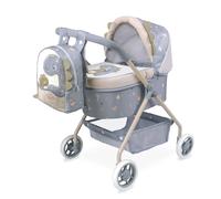 Poussette de Poupées Coco Ma Première Poussette DeCuevas 86080, Bleu et Blanc