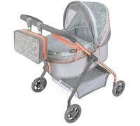 Poussette de Poupées - DE CUEVAS TOYS - Ma Première Poussette - Gris - 56 cm - Sac inclus