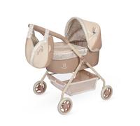 Poussette de poupées - DE CUEVAS TOYS - Tulipe - Rose - 41x24 cm - Guidon 56 cm - Légère - Résistante - 2.3 kg