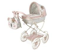 Poussette de Poupées Koala Pliable DeCuevas 80079, Blanc et Rose, 20x16x31 in